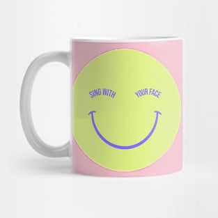 Sing with your Face Face Yoga Mug